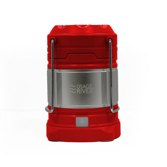 Picture of Osage River LED Lantern with USB Power Bank - Red