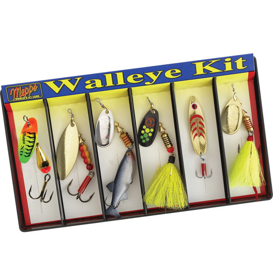 Picture of Mepps Walleye Kit - Plain and Dressed Lure Assortment