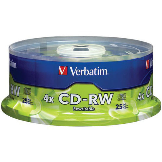Picture of Verbatim 700mb Cd-rws With Branded Surface&#44; 25-ct Spindle