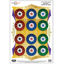 Picture of Birchwood Casey PREGAME Star Burst 12x18 Target 8PK