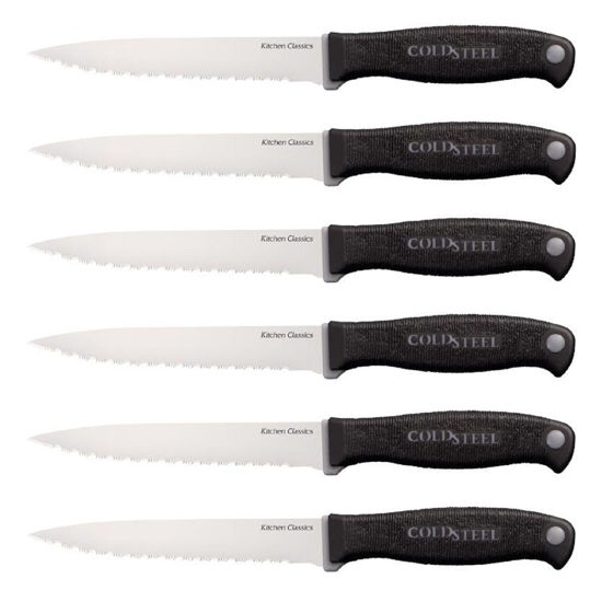 Picture of Cold Steel Steak Knives 4.75 in Polymer Handle Set of 6