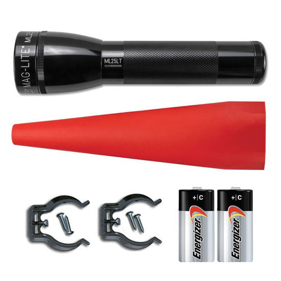 Picture of Maglite Ml25lt 2c Led Flashlight With Lite Wand (red)