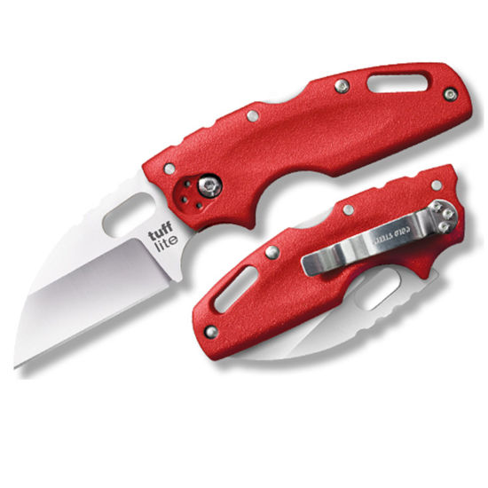 Picture of Cold Steel Tuff Lite Folder 2.5in Plain Red Polymer Handle