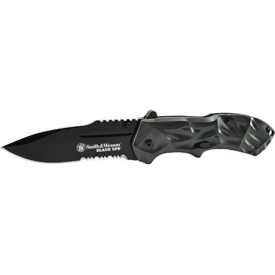 Picture of SW Black Ops Assisted 3.35 in Combo Black Aluminum Handle