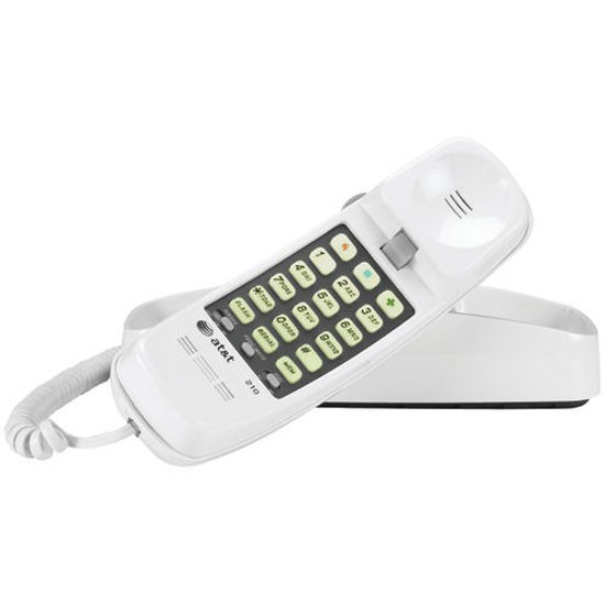 Picture of Att Corded Trimline Phone With Lighted Keypad (white)