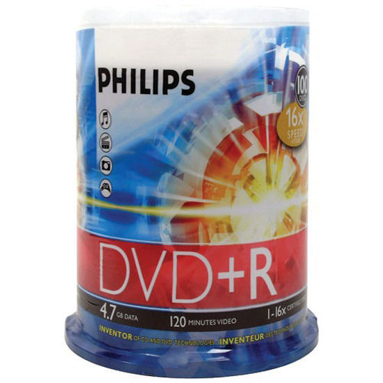 Picture of Philips 4.7gb 16x Dvd+rs (100-ct Cake Box Spindle)