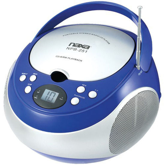 Picture of Naxa Portable Cd Player With Am And Fm Radio (blue)