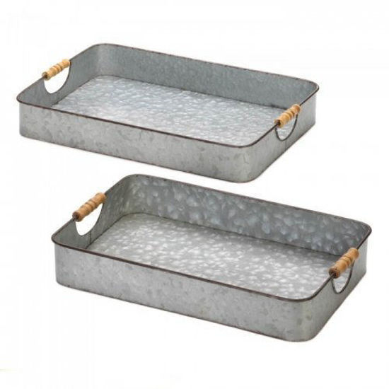 Picture of Galvanized Serving Trays