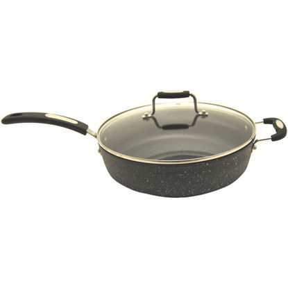 Picture of The Rock By Starfrit The Rock By Starfrit 11&amp;quot; Deep-fry Pan With Lid &amp;amp; Bakelite Handles