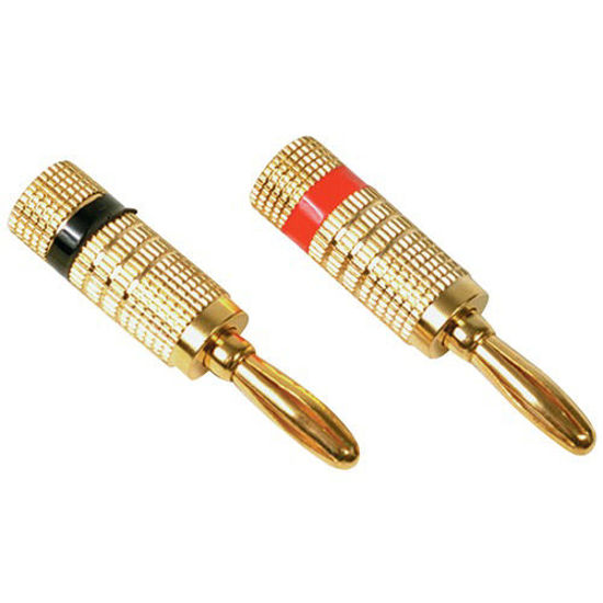 Picture of Rca Deluxe Banana Plugs&#44; 2 Pk