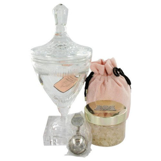 Picture of Juicy Couture By Juicy Couture Huge Crystal Goblet With Pacific Sea Salt Soak In Luxury Juicy Gift Box 10.5 Oz