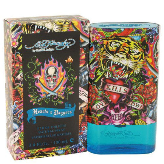 Picture of Ed Hardy Hearts And Daggers By Christian Audigier Eau De Toilette Spray 3.4 Oz