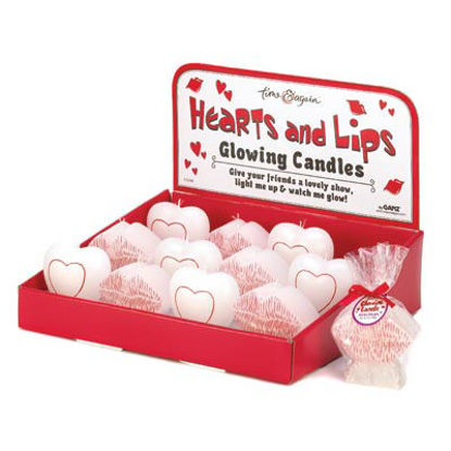Picture of Hearts And Lips Glow Candles