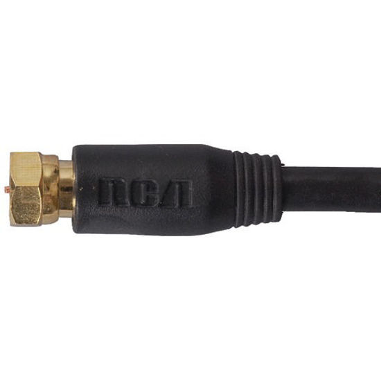 Picture of Rca Rg6 Coaxial Cable (25ft; Black)