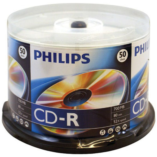 Picture of Philips 700mb 80-minute 52x Cd-rs (50-ct Cake Box Spindle)