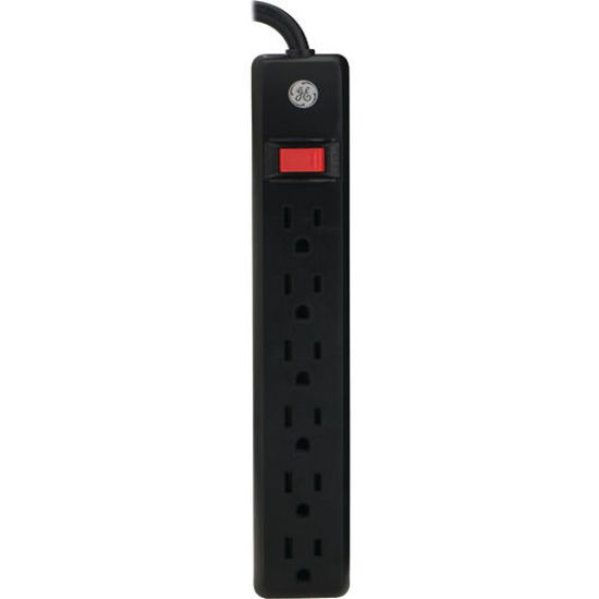 Picture of Ge 6-outlet Power Strip (black&#44; 6ft Cord)