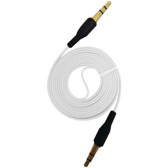Picture of Iessentials 3.5mm Flat Auxiliary Cable&#44; 3.3ft (white)