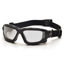 Picture of Pyramex I-Force Black Frame Clear AF Lens Sealed Eyewear