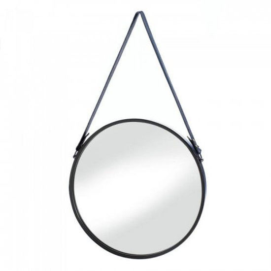 Picture of Hanging Mirror With Faux Leather Strap