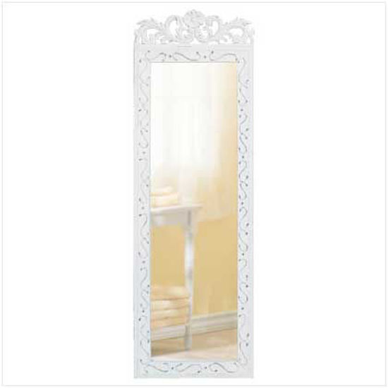 Picture of Elegant White Wall Mirror