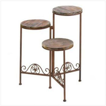 Picture of Rustic Triple Planter Stand