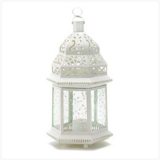 Picture of Large White Moroccan Lantern