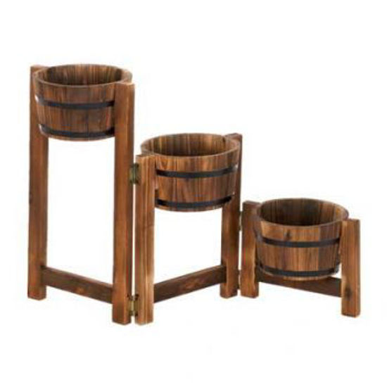 Picture of Country Barrels Planter Trio