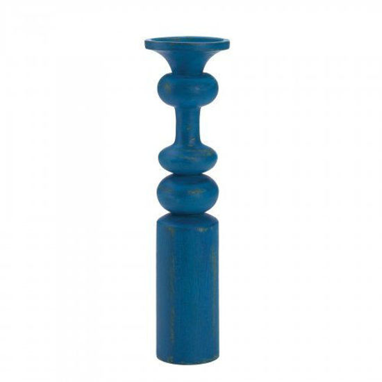 Picture of Casares Blue Artisan Candleholder