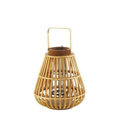 Picture of Small Slat Wood Lantern