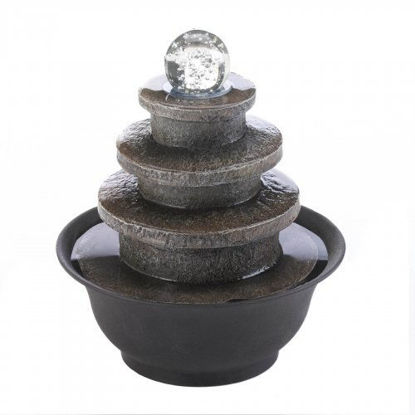 Picture of Tiered Round Tabletop Fountain