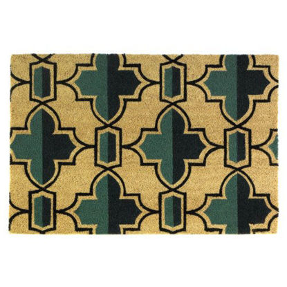 Picture of Viola Geometric Flower Coir Doormat