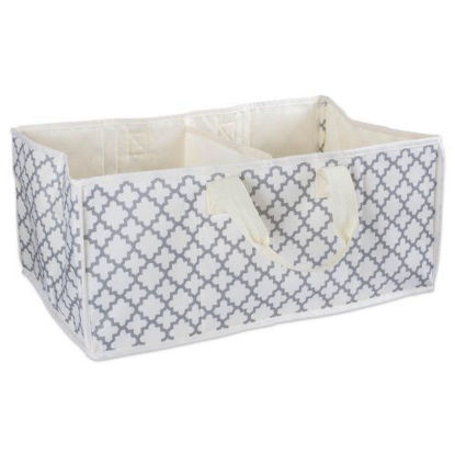 Picture of Polyester Storage Lattice Gray Rectangle All Purpose 21x13.7x9