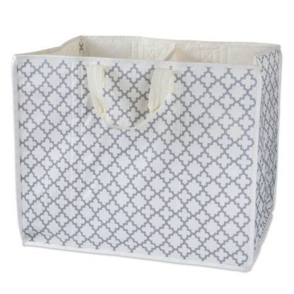 Picture of Polyester Storage Lattice Gray Rectangle All Purpose 21x13.7x17