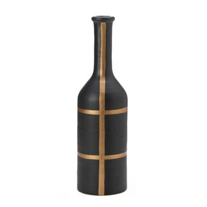 Picture of Iberia Black And Gold Vase