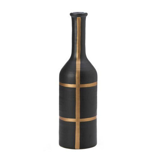Picture of Iberia Black And Gold Vase