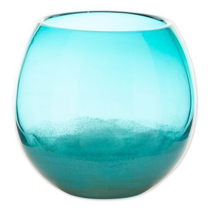 Picture of Large Aqua Fish Bowl Vase