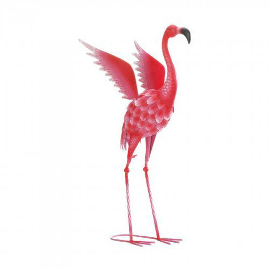 Picture of Flying Flamingo Metal Decor