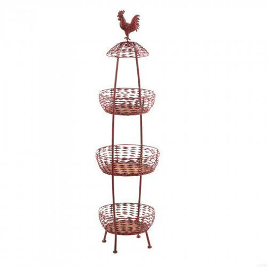 Picture of Red Rooster 3 Tier Baskets