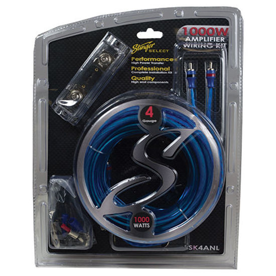 Picture of Stinger Select Select Wiring Kit With Ultraflexible Copper-clad Aluminum Cables (4 Gauge)