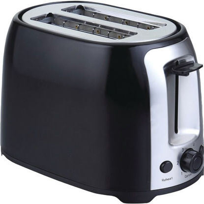 Picture of Brentwood 2-slice Cool Touch Toaster (black &amp;amp; Stainless Steel)
