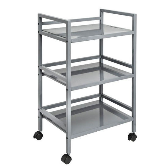 Picture of Honey-can-do Metal Rolling Cart (gray)