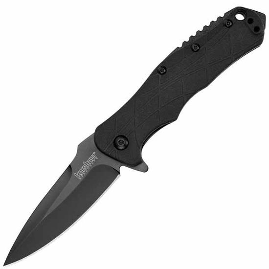 Picture of Kershaw RJ Tactical Assisted 2.8 in Black Plain GFN Handle
