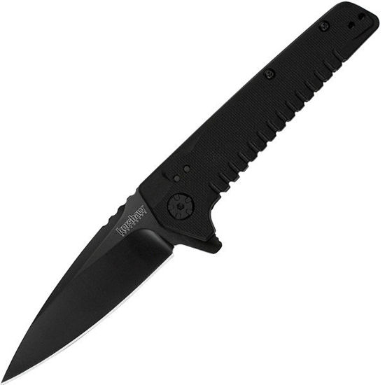 Picture of Kershaw Fatback Assisted 3.5 in Black Plain GFN Handle