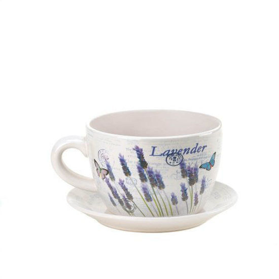 Picture of Lavender Fields Teacup Planter