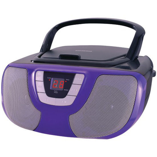 Picture of Sylvania Portable Cd Radio Boom Box (purple)
