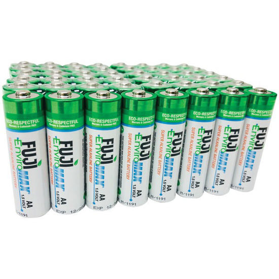 Picture of Fuji Batteries Enviromax Aa Digital Alkaline Batteries (48 Pk)