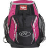 Picture of Rawlings Youth Baseball Players Backpack - Neon Pink